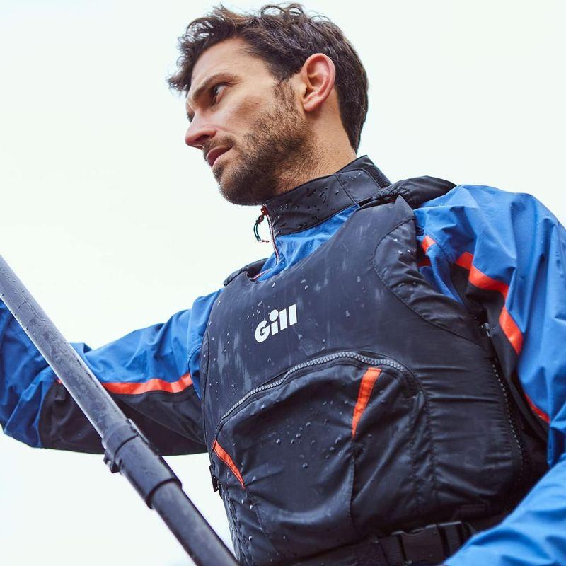 Gill (ギル) ライフジャケット ベストタイプ プロレーサー ボイヤンシーエイド (Pro Racer Buoyancy Aid) ブラ ギル ライフジャケット ベストタイプ プロレーサー ボイヤンシーエイド Pro Racer Buoyancy Aid ブラック/オレンジ サイズ