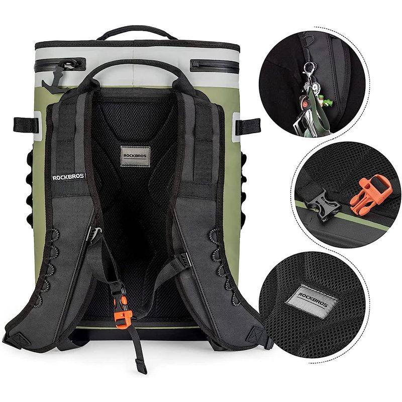 ROCKBROS(ロックブロス)クーラーボックス 保冷バッグ リュック型 ソフトクーラー 高保冷力 大容量 軽量 防水 キャンプ 釣り 花火 ロックブロス クーラーボックス 保冷バッグ リュック型 ソフトクーラー 高保冷力 大容量 軽量 防水 キャンプ 釣り 花火