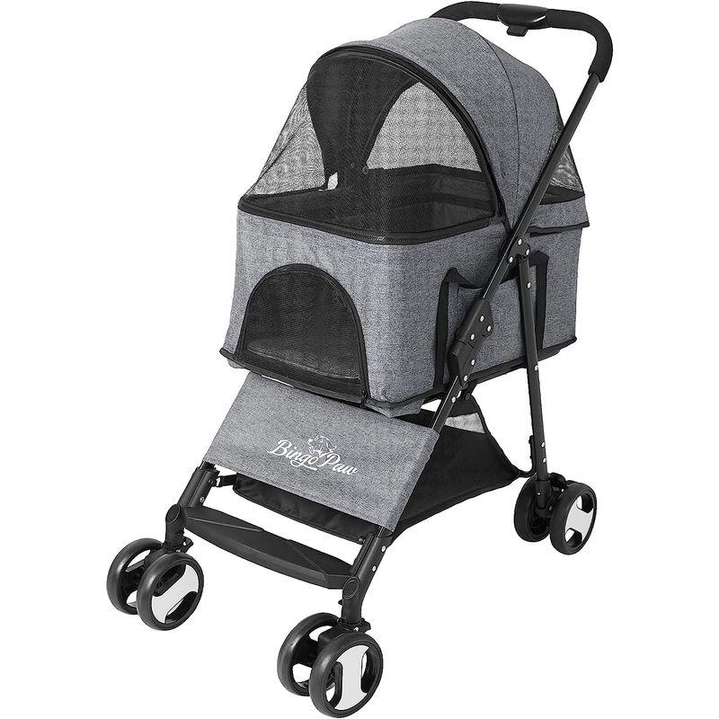 ペットカート 4輪 犬用バギー 折りたたみ 分離型 雨用 2匹 小型犬/猫 15kg中型犬 取り外し可能 多頭飼い 柴犬ベビーカー 乳母車 ペットカート 4輪 犬用バギー 折りたたみ 分離型 雨用 2匹 小型犬/猫 15kg中型犬 取り外し可能 多頭飼い 柴犬ベビーカー 乳母車
