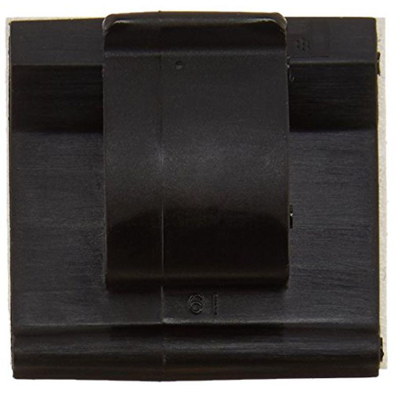 パンドウイット　固定具　コードクリップ　アクリル系粘着テープ付　耐候性黒　ACC38-AT-C0