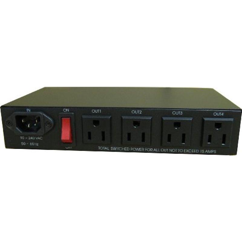 IP　Power9258　リモート電源制御装置　ネットワーク経由で4ポート電源を操作