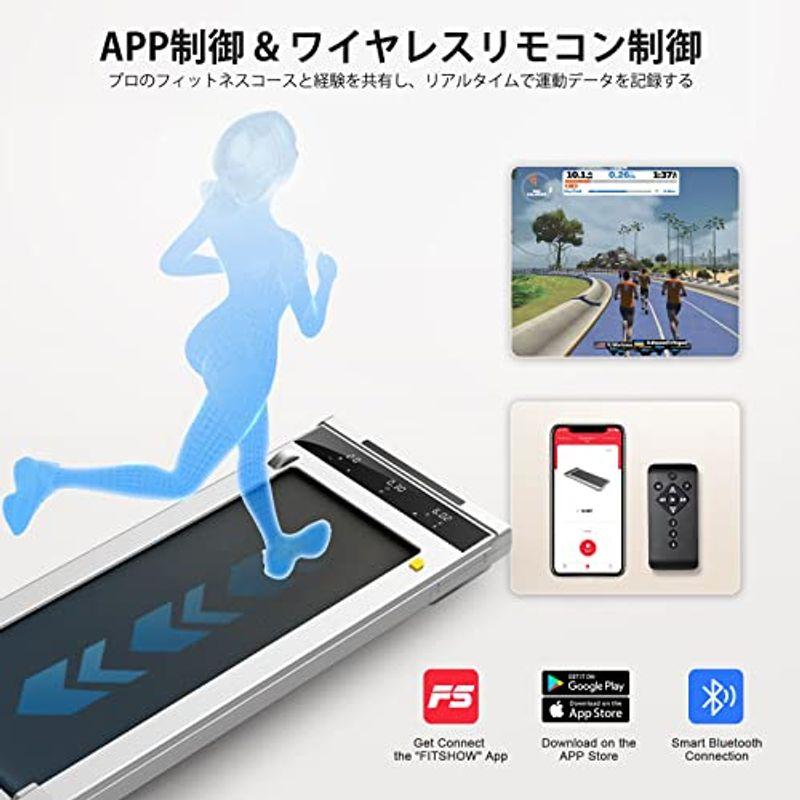 TOPUTURE ルームランナー 電動 ランニングマシン APP連動 多機能 薄型 時速1~10km 広幅走行面トレーニングジム ウォーキン ルームランナー 電動 ランニングマシン APP連動 多機能 薄型 時速1 10km 広幅走行面トレーニングジム