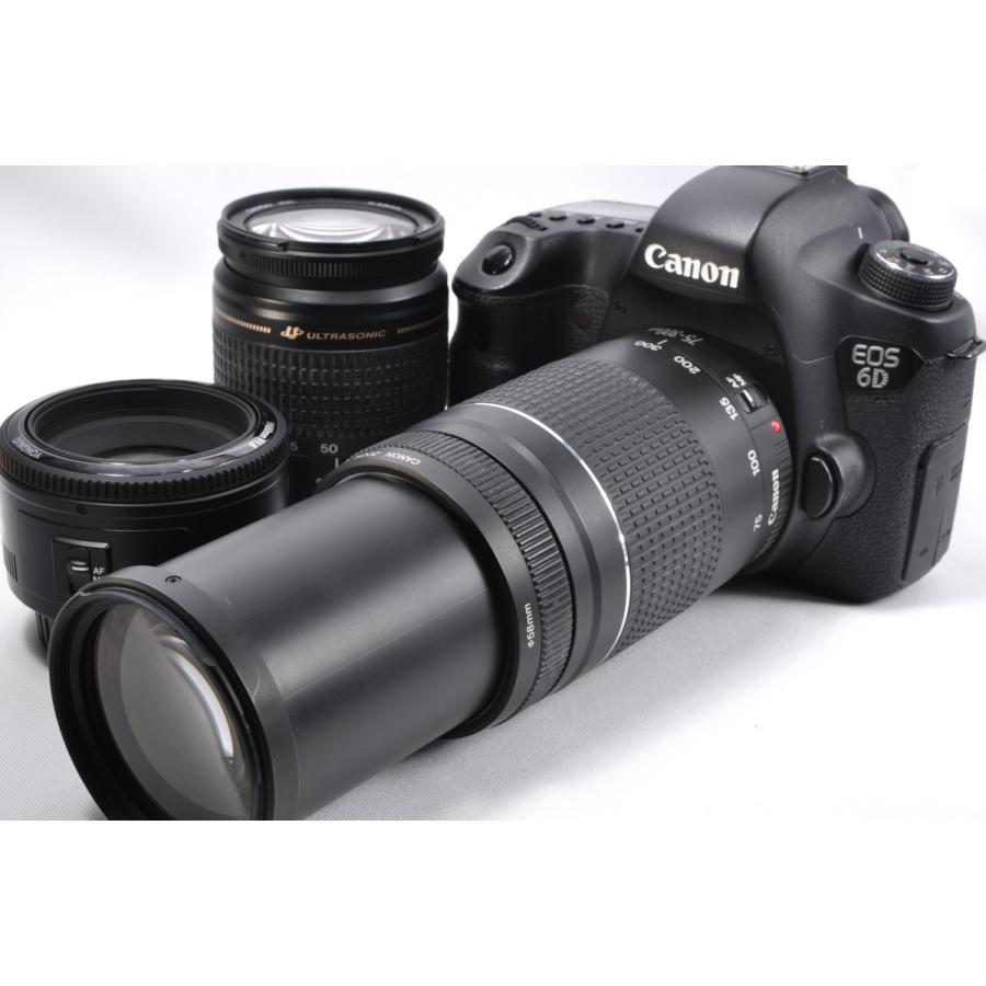 Canon キヤノン EOS 6D 超望遠トリプルレンズセット SDカード(16GB)付き :canon-6d-tri:カメラのヒデヨシ - 通販 -  Yahoo!ショッピング