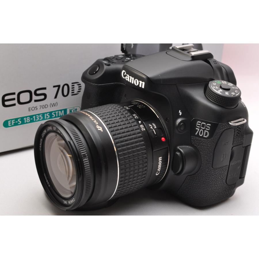 Canon キヤノン EOS 70D レンズセット SDカード(16GB)付き : canon-70d