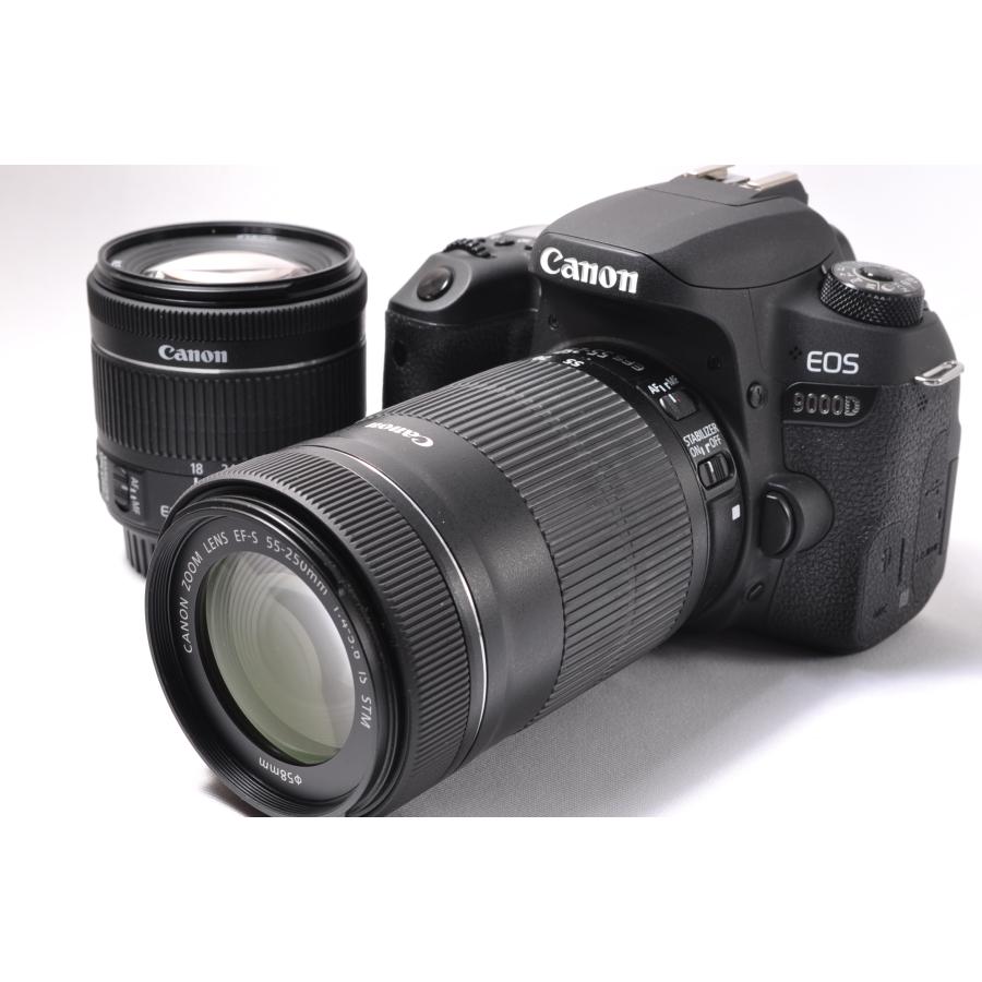 Canon EOS 9000D セット（中古） EOS 9000D デジタル一眼 中古 CANON キヤノン 標準＆望遠ダブル