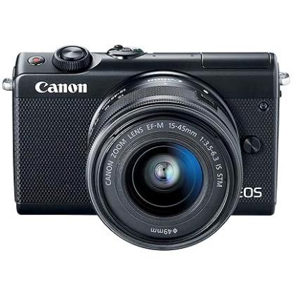 【美品】キャノン Canon EOS M100 レンズキット ミラーレスカメラ EOS M キヤノン Canon ミラーレス一眼 M100 レンズキット ブラック SD