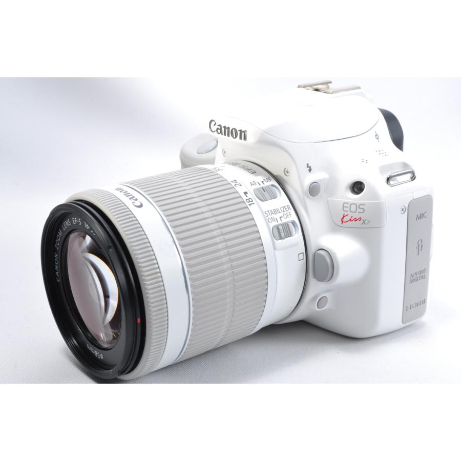 キヤノン Canon EOS kiss X7 レンズキット ホワイト SDカード キヤノン Canon EOS kiss X7 レンズキット ホワイト SDカード