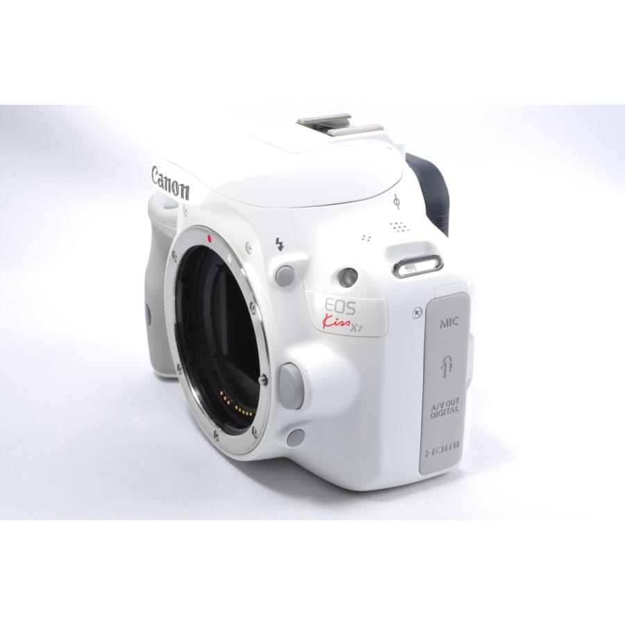 キヤノン Canon EOS kiss X7 レンズキット ホワイト SDカード付き