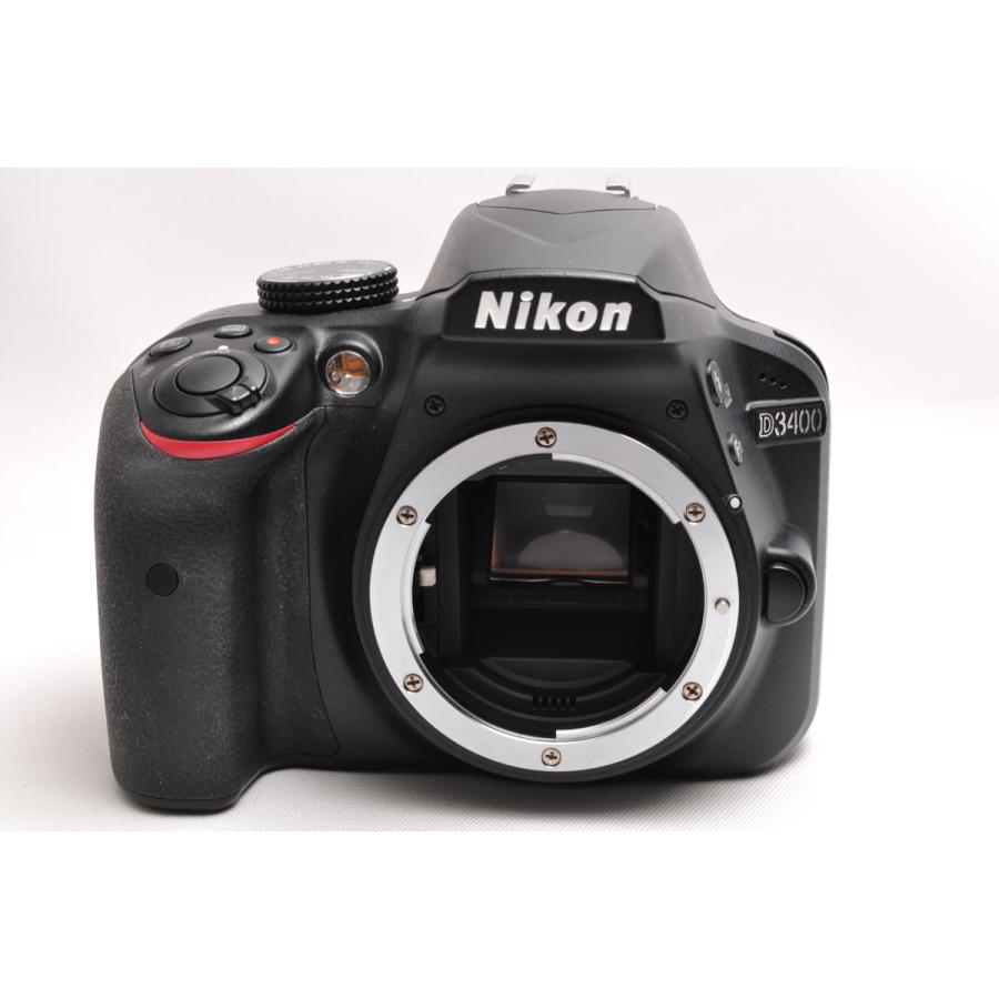 ニコン Nikon D3400 レンズキット ブラック SDカード(16GB)付き