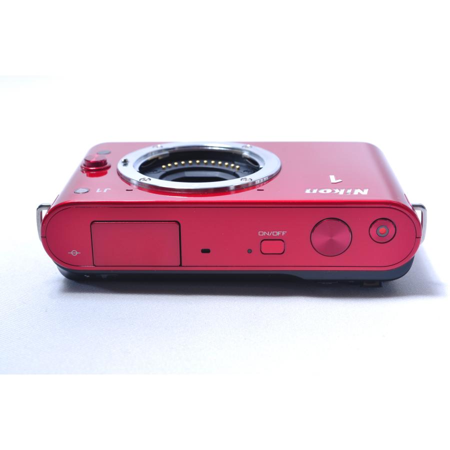 Nikon - ❤️スマホ転送❤️希少なレッドカラー❤️Nikon 1 J1 ニコンワン ミラーレス一眼 ニコン Nikon 1 J1 レンズキット
