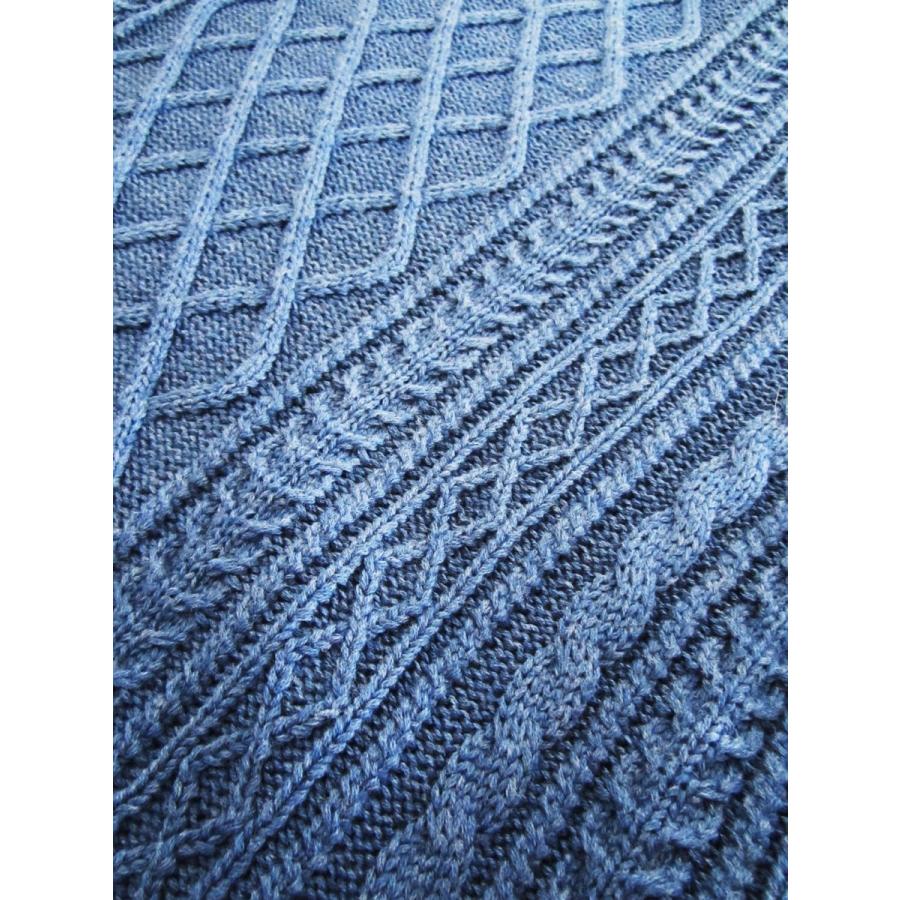 ISLAND KNIT WORKS アイランドニットワークス Boo 5G縄柄 コットン 