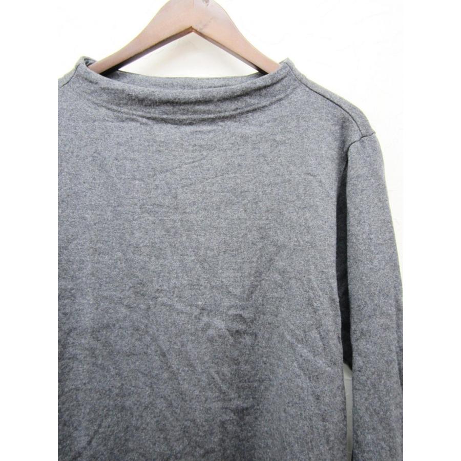 nisica ニシカ ガンジーネックカットソー 長袖 Ｔシャツ 無地_GRAY | nisica | 01