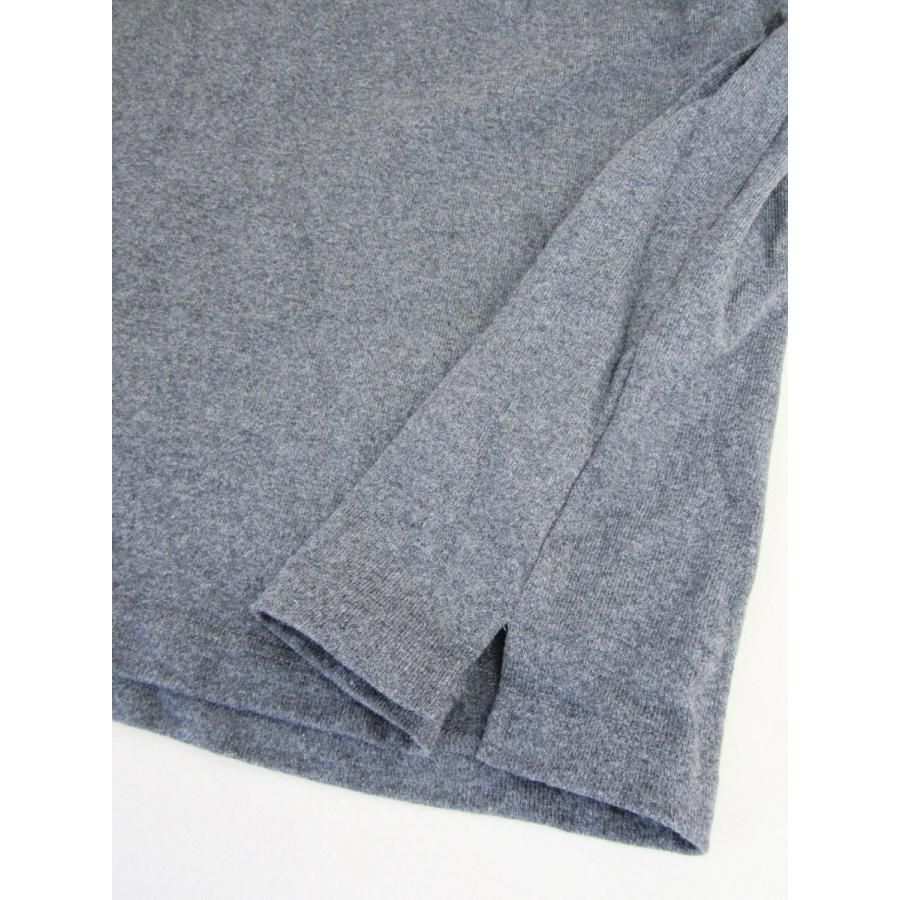 nisica ニシカ ガンジーネックカットソー 長袖 Ｔシャツ 無地_GRAY | nisica | 03