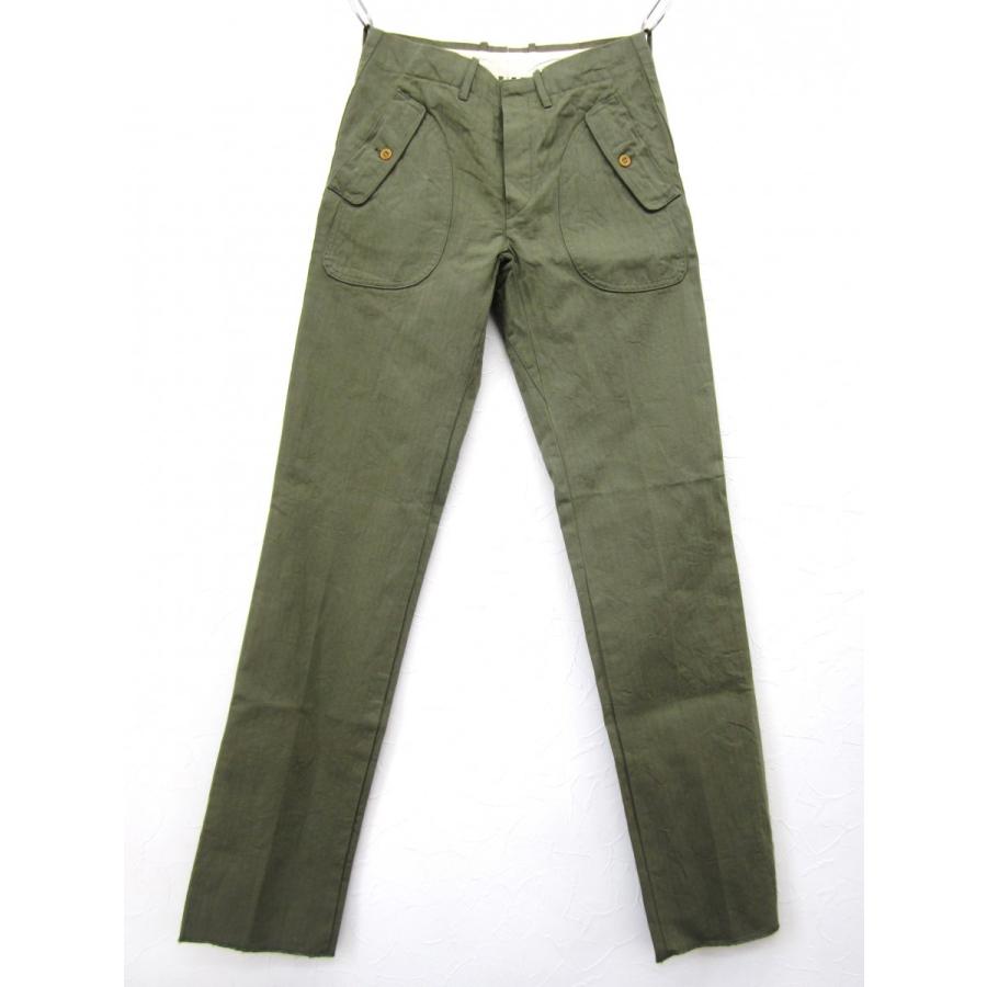 TATAMIZE タタミゼ FLIP CHINO フリップチノ パンツ_OLIVE HERRINGBONE