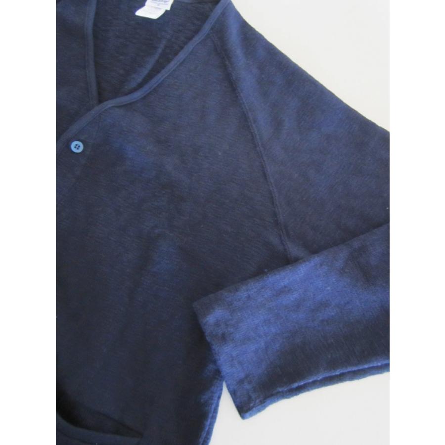 美品＊Tieasy ティージー オリジナル コットン カーディガン 濃紺 TIEASY（ティージー） ORGANIC CARDIGAN オリジナルカーディガン