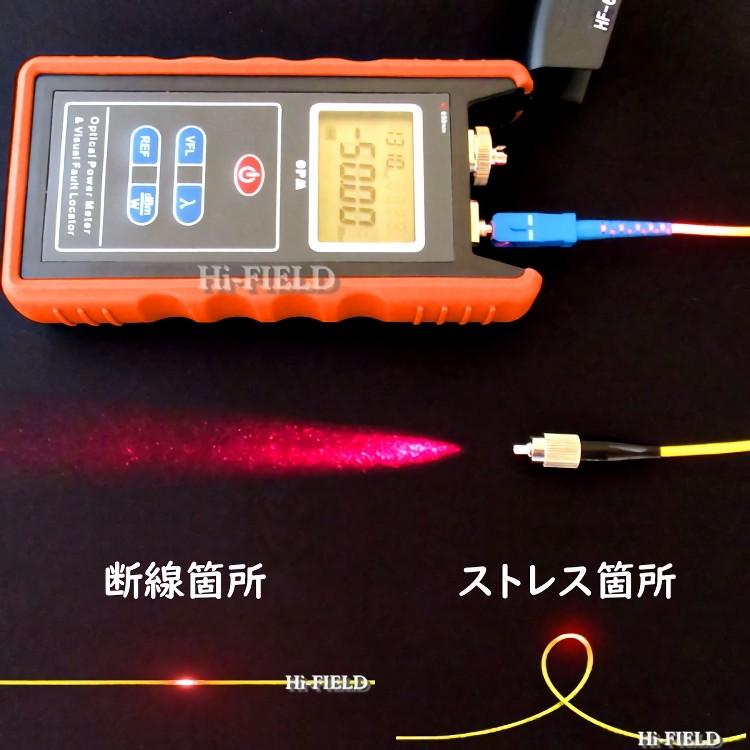 光パワーメーター HF-610 光ファイバーチェッカー(10km) 一体型 自己