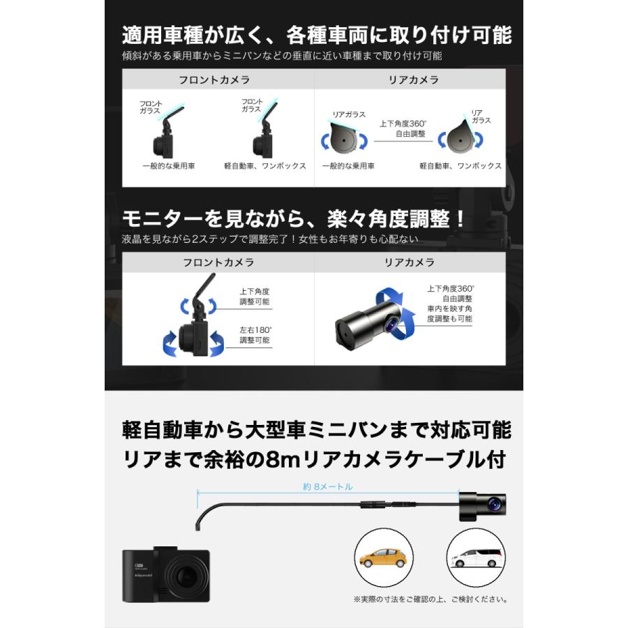 higashi ドライブレコーダー 前後カメラ 前後 2カメラ GPS 200万 higashi ドライブレコーダー 前後カメラ 前後 2カメラ GPS 200万