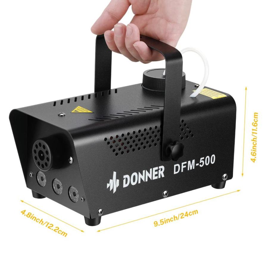 Donner　Fog　Machine　with　Machine　13　Halloween,　Smoke　500W　Party　for　Colors　R