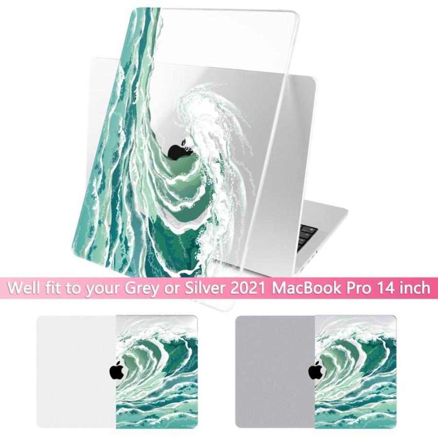 激安価格セール Batianda デザインケース MacBook Pro 14インチ 2023 2021年発売モデル A2779/A2442用 プラスチックハードシェ
