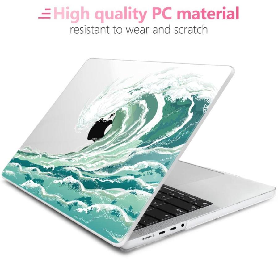 激安価格セール Batianda デザインケース MacBook Pro 14インチ 2023 2021年発売モデル A2779/A2442用 プラスチックハードシェ