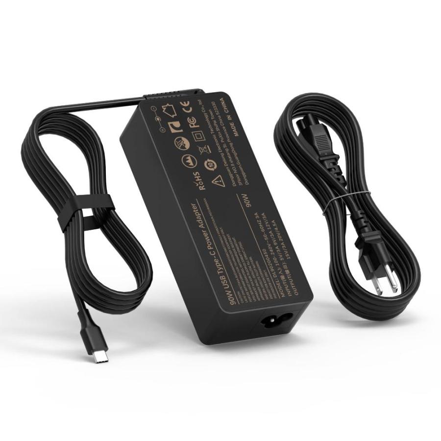 90W/65W USB C Charger Power Adapter for HP Spectre x360 13AE015DX 15