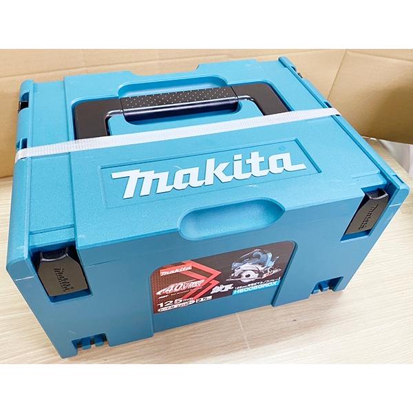送料無料◆makita/マキタ 125mm充電式マルノコ（青）2.5Ah バッテリ2本・充電器・ケース付 HS005GRDX 未使用品 札幌市発 | 