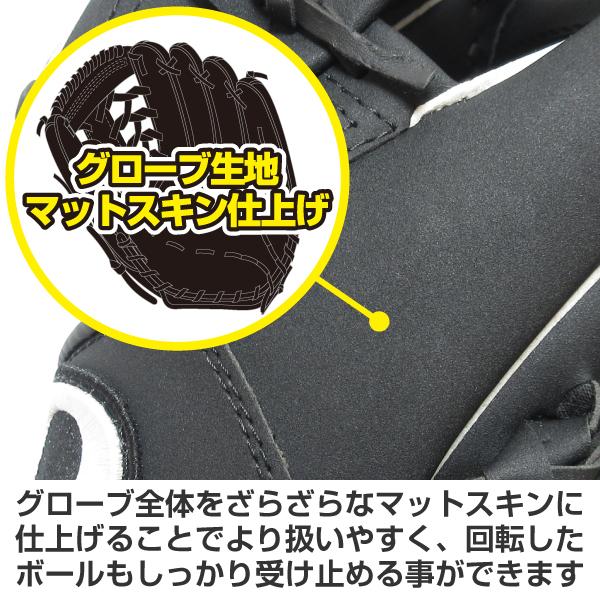 軟式用野球グローブ11.5インチ 小学生高学年 中学生向け 右投げ用