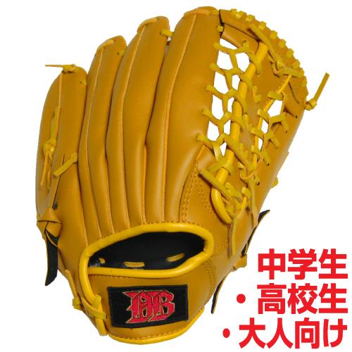 軟式用野球グローブ12インチ 中学生 高校生 一般大人向け 右投げ用 カラー タン Re 1687 ハイブロードショップ 通販 Yahoo ショッピング