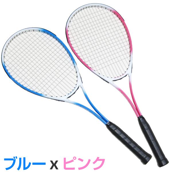 軟式テニスラケット 2本セット ソフトテニスラケット 軟式ボール2個入 ボール用ポンプ付き 初心者向 JOHNSON HB-2200｜high-broad｜03