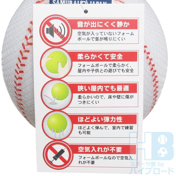 侍ジャパン ビッグスポンジボール18cm 1個 静音ボール サイレント
