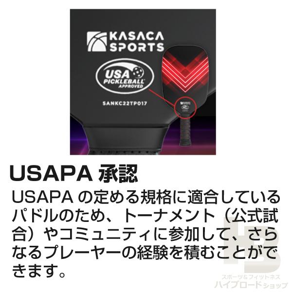KASACA ピックルボール パドルセット ARMOR カーボンパドル2本 ボール4