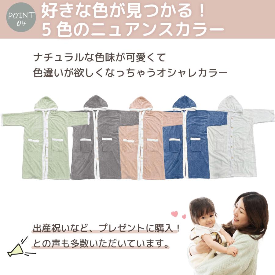 バスローブ レディース タオル地 ワンピース 薄手 タオルワンピース ママ ワンオペ お風呂 ガウン 速乾 ボタン マイクロファイバー バスローブタオル | ブランド登録なし | 16