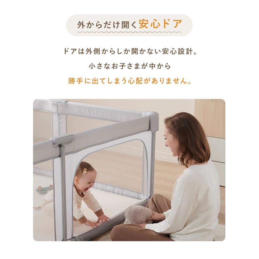 メッシュ ベビーサークル 折りたたみ 赤ちゃん 柵 サークル 子供