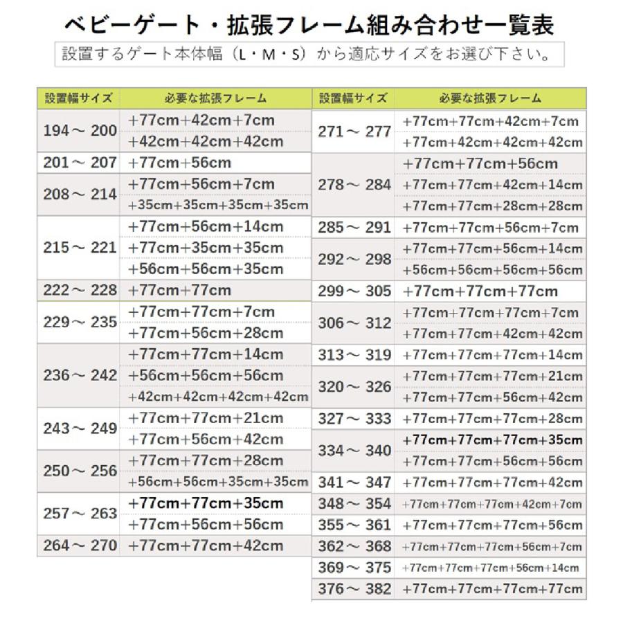 ベビーゲート 拡張フレーム 77cm 爆買の画像