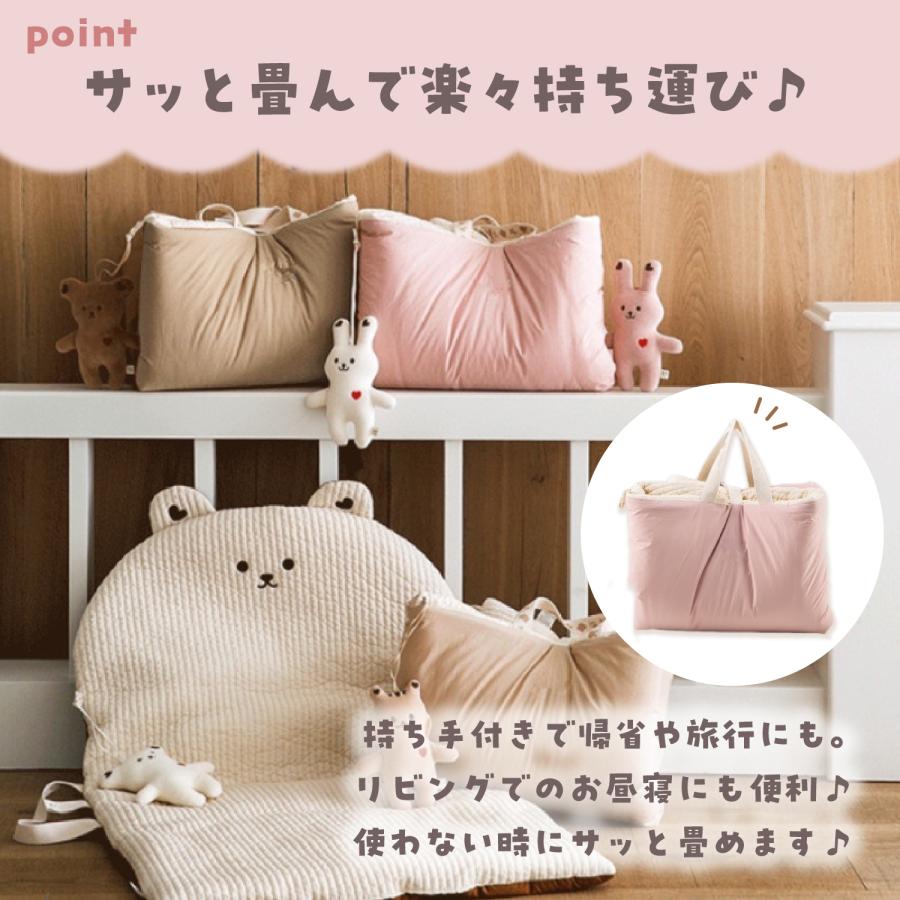 イブルマット プレイマット ベビーマット おしゃれ お昼寝マット 厚手 赤ちゃん お昼寝 マット リビング イビル 韓国 キルティング 折りたたみ | ブランド登録なし | 07