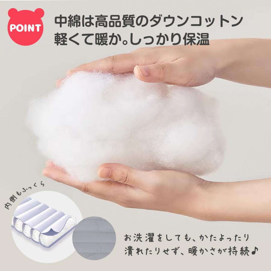 ベビー アウター ダウン キッズ 子供 赤ちゃん 冬服 防寒着 80 90 100 110 ジャケット コート 中綿 くま耳フード付き 女の子 男の子 秋 冬 暖かい 防寒 防寒対策 | ブランド登録なし | 16