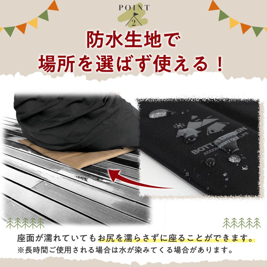 レジャーシート 厚手 一人用 コンパクト 折りたたみ座布団 折りたたみ