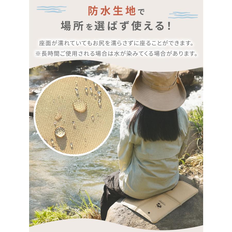 レジャーシート 厚手 一人用 コンパクト 折りたたみ座布団 折りたたみ