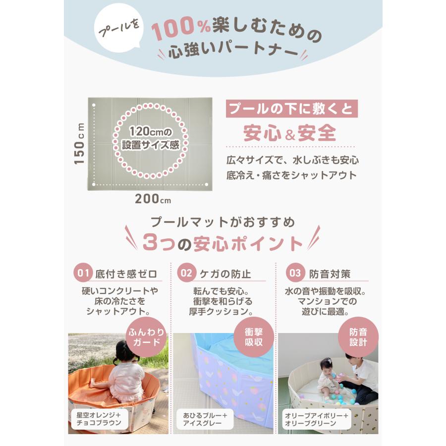 プール 家庭用 小型 折り畳み ビニールプール 空気入れ不要 小さい 120cm 家庭用プール 折りたたみプール 120 子供プール 子供用プール 小 ボールプール | ブランド登録なし | 26