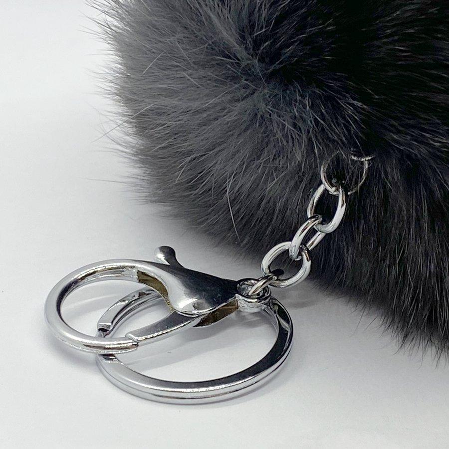 ファー リング チャーム ポンポン ファーチャーム ファーストラップ