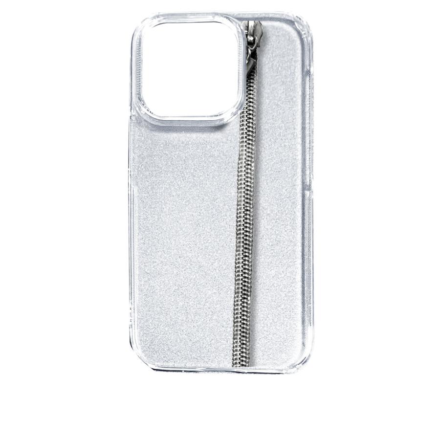 iPhone14 Pro アイフォン14プロ クリア ハードケース ジッパー