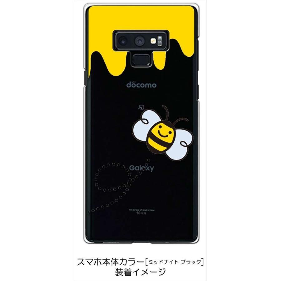Galaxy Note9 SC-01L/SCV40 ギャラクシーノート9 クリア ハードケース ハチ ミツバチ ハニー スマホ ケース スマートフォン カバー カスタム ジャ｜high｜03