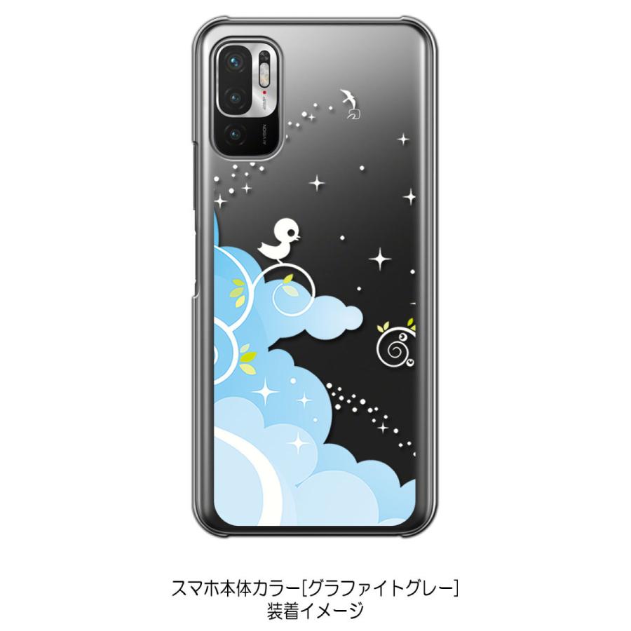 Redmi Note 10 JE XIG02 シャオミ クリア ハードケース 小鳥