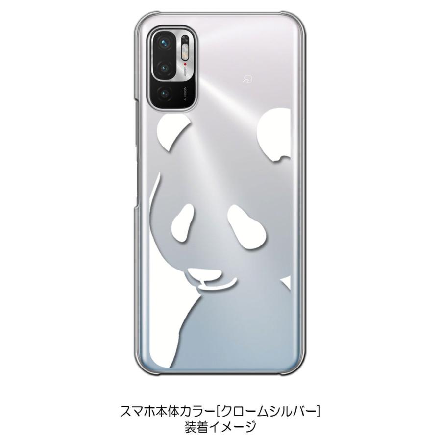 Redmi Note 10 JE XIG02 シャオミ クリア ハードケース パンダ