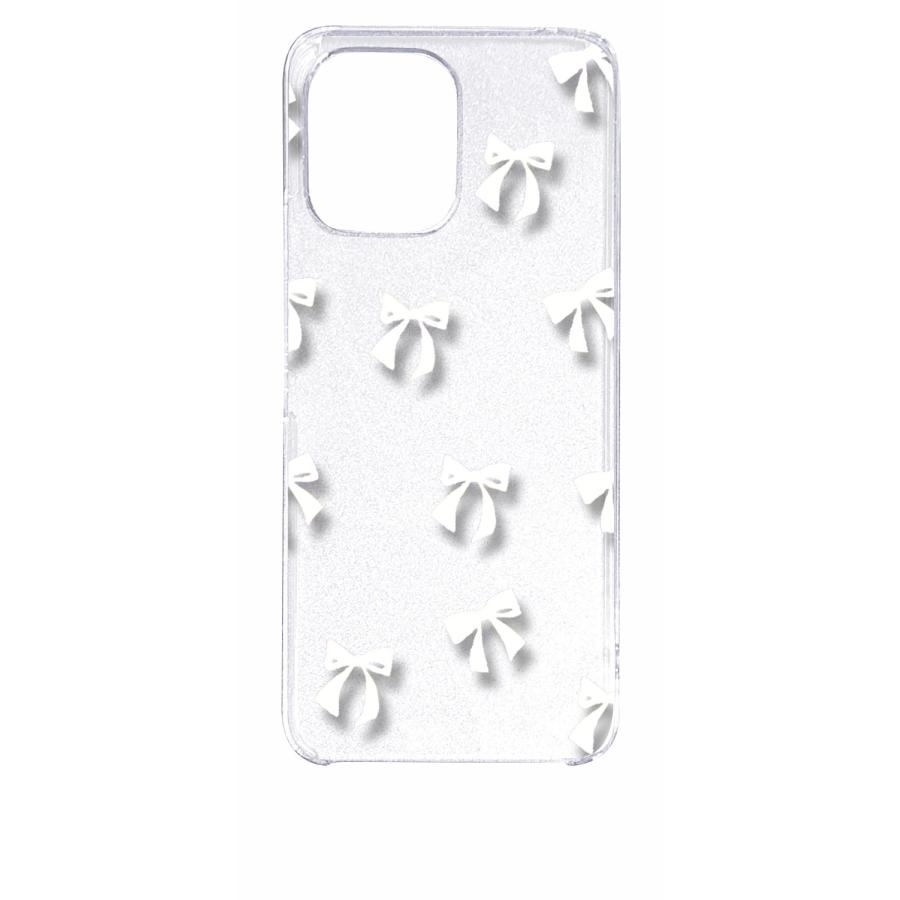 Xiaomi Redmi 12 5G XIG03 レッドミー ト クリア ハードケース リボン