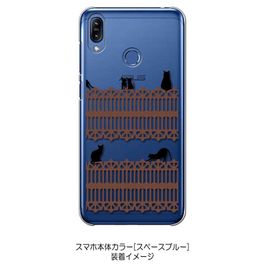 ZenFone Max (M2) ZB633KL ゼンフォンクリア ハードケース 猫 ねこ