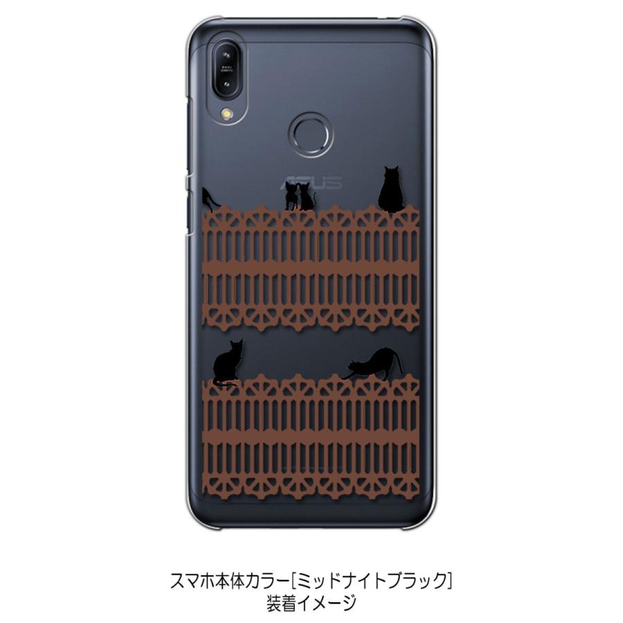 ZenFone Max (M2) ZB633KL ゼンフォンクリア ハードケース 猫 ねこ