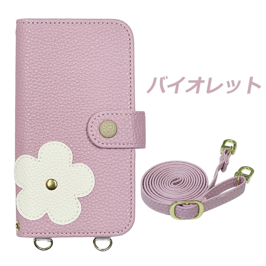 Redmi 12C シャオミスマホケース 手帳型 斜めがけ スマホショルダー