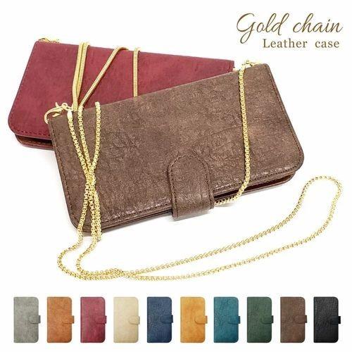 iPhone11 Pro 手帳型 チェーン ストラップ付き かわいい レザー 合皮