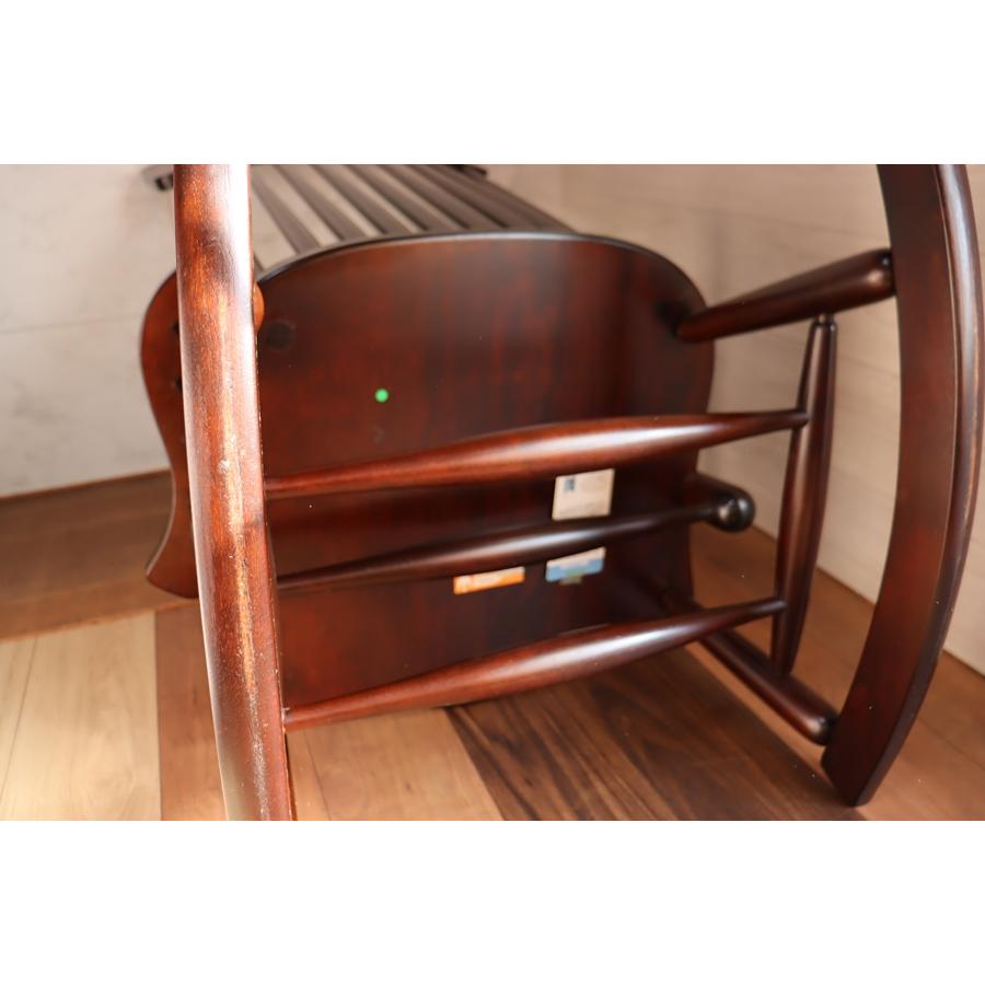 松本民芸家具 「文」 在銘 J型 ロッキングチェア ミズメザクラ